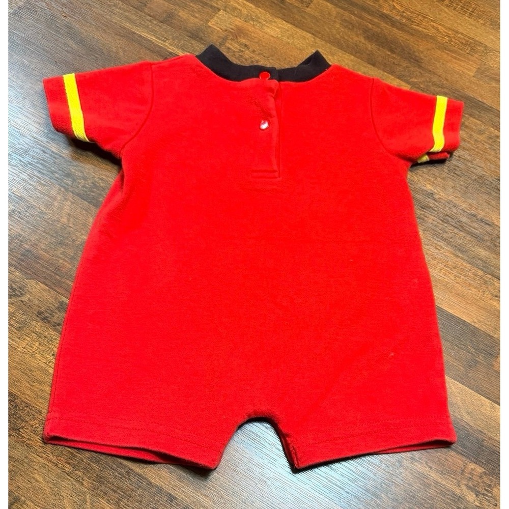 Vintage infant romper one piece outfit. Fire fighter size 0-3 months. - Picture 4 of 6